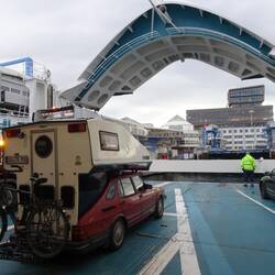 Die letzten Meter bis nach Schweden