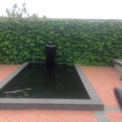I wouldn't mind this water feature in the garden!