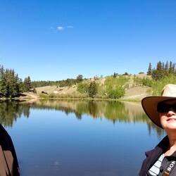 Selfie time @ Lake Sapphire — Farish Rec Area, CO.