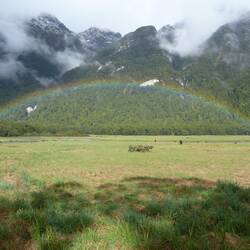 Rainbow over Eglington valley