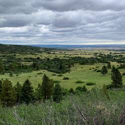Meadow view from the Sundance Trail — Cheyenne Mtn SP, Colorado Springs, CO.