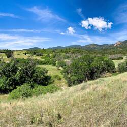 One last glimpse of Cheyenne Mountain before we leave the park — Cheyenne Mtn SP, COS, CO.