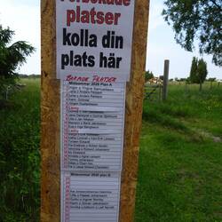 Für Mittsommer ist der Platz gut vorgebucht.