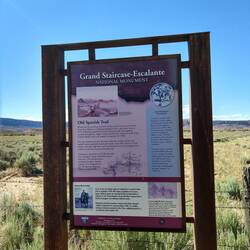 North to the Escalante wilderness.