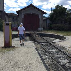 Turntable at Lamastre