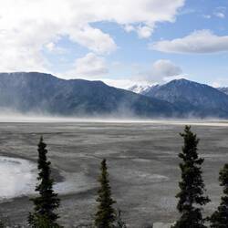 Morgens am Kluane Lake