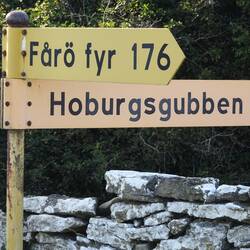 Von hier sind es 176km bis zum nördlichen Ende der Straße auf der Insel Fårö.