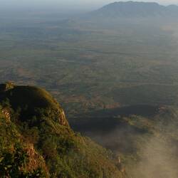 Masai plain far away
