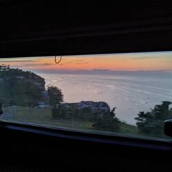 Ein letzter, müder, aber höchst zufriedener Blick aus dem Toppola-Fenster