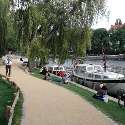 Anleger im Herzen von Berlin