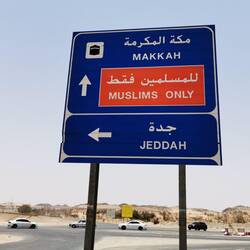 Non-Muslims are not allowed into Makkah