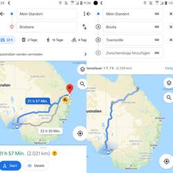 Route A oder B... Wer weiß!