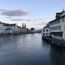 Sunset über dem Limnat