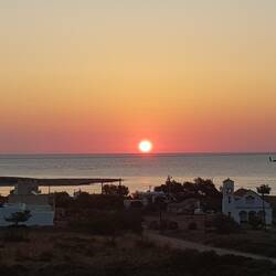 Sonnenaufgang in Diakofti