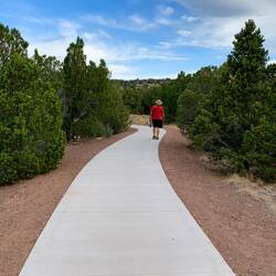 Heading off to walk the Cuerno Verde Trail @ Lathrop SP — Walsenburg, CO.
