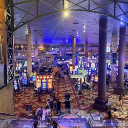 So sieht es von innen aus (Automatenbereich)