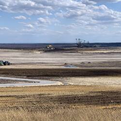 Blick in den aktiven Tagebau Welzow