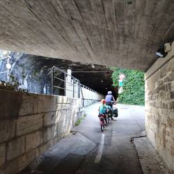 Le tunnel-canal sous la citadelle de Besançon