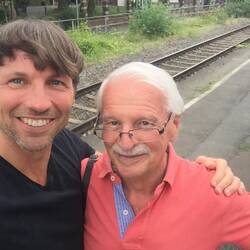 Abschied am Bahnhof Unkel