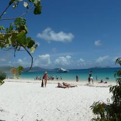 Turquoise ocean as far as the eye can see