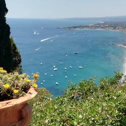 Blick auf die Bucht
