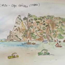 Lebendige Bucht am Capo Vaticano
