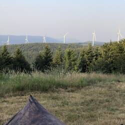 Die aussicht vom stein