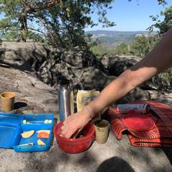 Südtiroler-Jausen-Pause .. Fast alle 😉