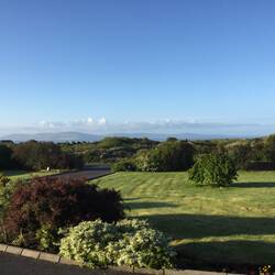 View from our Spiddal B&B.