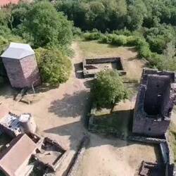 Chateau und Umgebung von oben