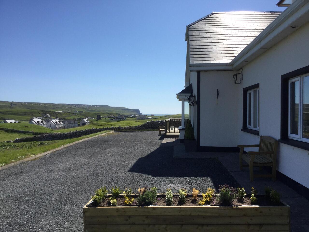 Doolin B&B - Cliffs of Moher in the background.