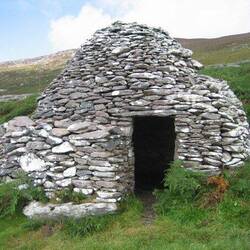 Ancient beehive hut.