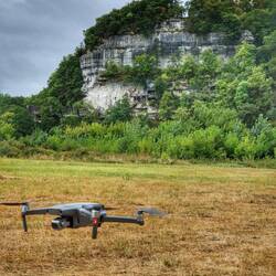 Site idéal pour un drone