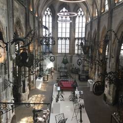 Wrought iron museum in old church