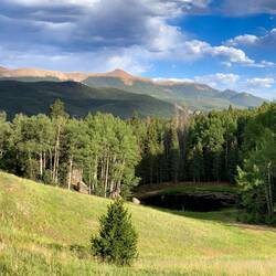The Peak View Trailhead shows us another side of Pikes Peak — Mueller SP, Divide, CO.