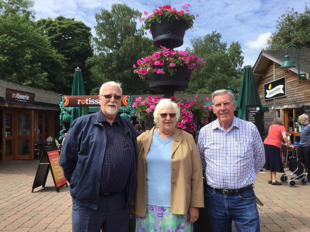 Geoff, Maureen and me.