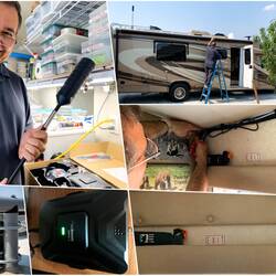 Another Cruiser project completed ... the weBoost signal booster is installed — Colorado Springs, CO