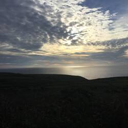 After dinner photo from The Gurnard's Head Hotel.