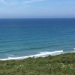 Surfers at Newquay.
