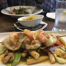Fabulous dinner at The Fishhook, Winchester.