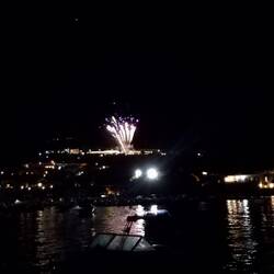 Feuerwerk zum Abschied