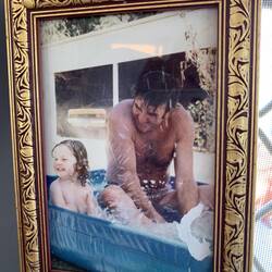 Emily has this special photo in her bus.