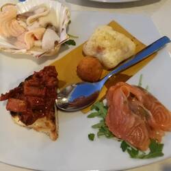 Abends ließen wir es uns schmecken