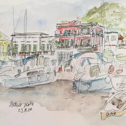 Hafen im Herzen Ischias