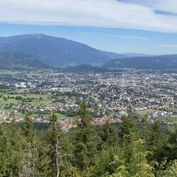 Blick auf Villach