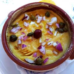 De la purée de fèves avec du citron