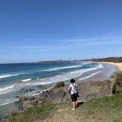 View back to Woopi.