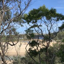 Our view back down to our lake.