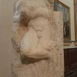 Hier hat Michelangelo anscheinend die Lust verloren...