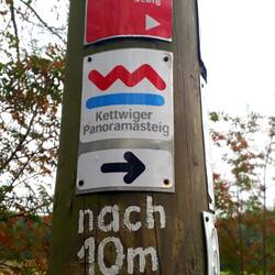 Der Kettwiger Panoramasteig beherrschte über viele km die Szenerie!